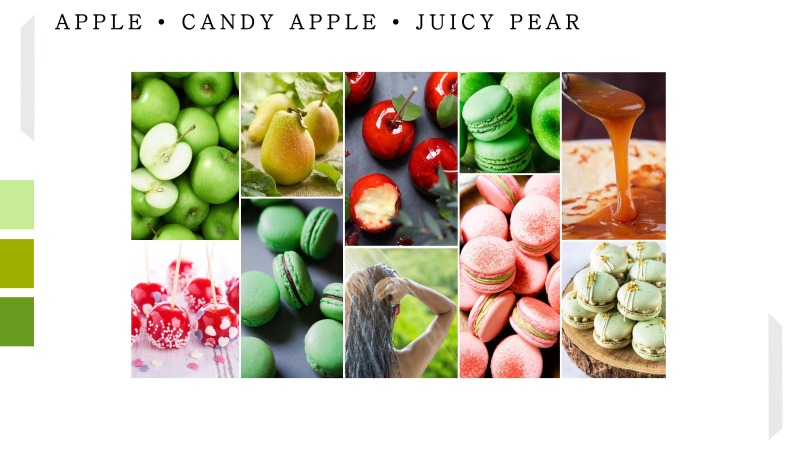 หัวเชื้อน้ําหอมเข้มข้นใส่ครีมอาบน้ำ Apple,Candy Apple,Juicy Pear